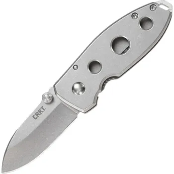 kapesní nůž Zavírací Nůž CRKT 2491 SQUID STAINLESS STEEL HANDLE