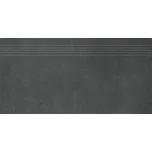 RAKO Schodovka Rako Extra černá struktura mat rektifikovaná 30x60 DCPSR725 DCPSR725