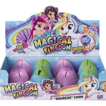Hračka pro nejmenší SQUEEZIE CORN Mačkací vejce s Jednorožcem 1ks (mix)