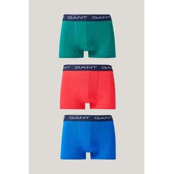 Boxerky SPODNÍ PRÁDLO GANT TRUNK 3-PACK LAPIS BLUE