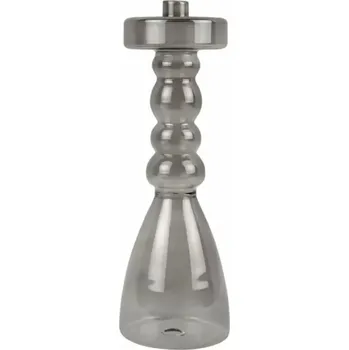 Svícen Svícen Pawn sklo velké černé 30cm Present Time (Barva-černá)