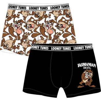 Looney Tunes - licence Pánské boxerky - Looney Tunes 5333907, bílá / černá Barva: Mix barev, Velikost: XXL