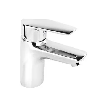 Vodovodní baterie Stojánková umyvadlová baterie KFA Armatura German, stříbrná