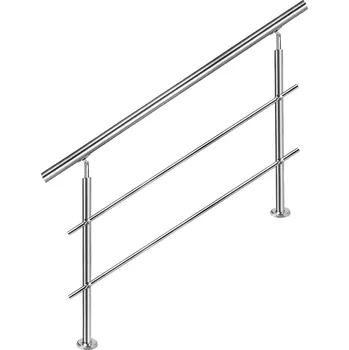 Zábradlí Zábradlí na schodiště nerez 80cm 2 vzpěry 106 cm