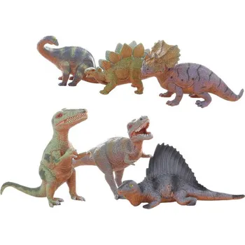 Figurka Zvířata dinosauři 17-20cm pravěký ještěr plastové figurky 6 druhů