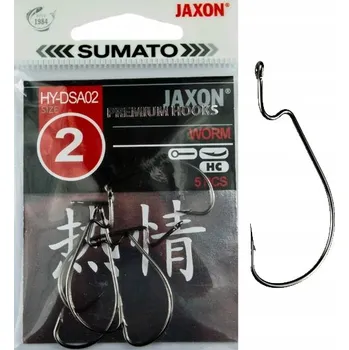 Rybářský háček Háčky na přívlač s protihrotem Jaxon Sumato Spin Hook HX 5 ks