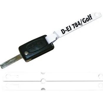 Rozlišovač klíče AHProfi Papírové visačky na klíče s poutkem 1000 ks