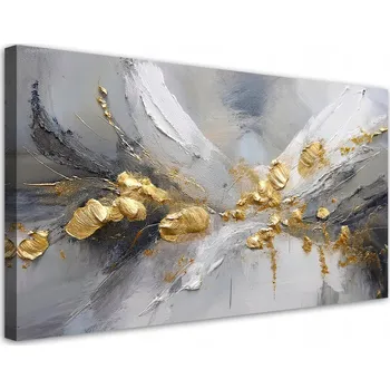 Obraz Obraz na plátně, Zlatá Glamour Abstrakce 100x50