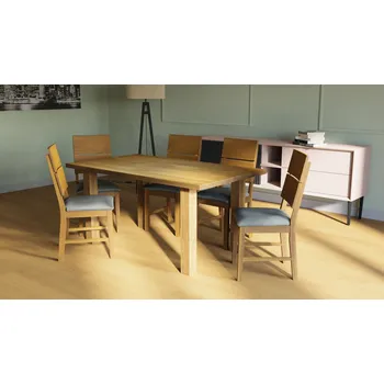 Jídelní stůl BRADOP Jídelní stůl System VICTOR (S40301) - dubový masiv tl.4 cm