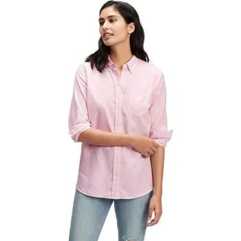 Dámská košile Dámská košile GAP V-FRCH FITTED OXFORD XS Růžová