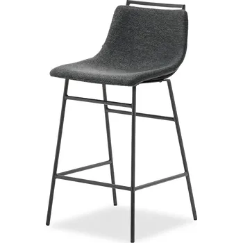 Křeslo Mebel Partner Sara (tmavý grafit + černá)