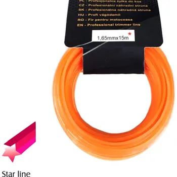 Struna do sekačky Náhradní struna - hvězda 1,65mm 15M