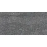 RAKO Schodovka Rako Kaamos černá mat rektifikovaná 30x60 DCPSR588 DCPSR588