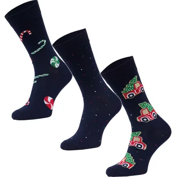 Pánské spodní prádlo Pánské ponožky A63 Premium - CORNETTE tmavě modrá 39/41