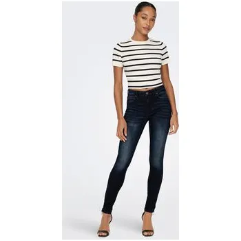 ONLY Jeansy 15209349 Tmavomodrá Skinny Fit 26_32