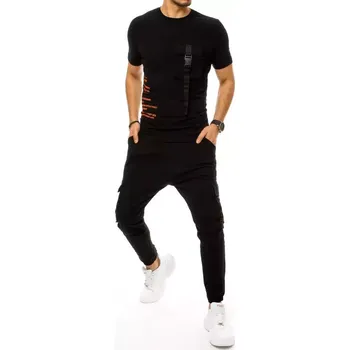 Černá souprava s přezkami AX0366 Velikost: L