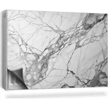 Obraz Magnetická podložka na radiátor, kryt 90 x 60 cm šedá