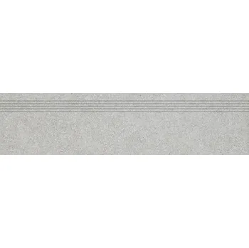 Dlažba RAKO Schodovka Rako Block světle šedá mat rektifikovaná 30x120 DCPVD780 DCPVD780