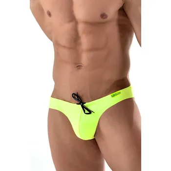 Pánské plavky Pánské slipové plavky Cavicchi CS100 20210 značkové neónové žluté pánské plavky Roberto Martinelli Velikost: S