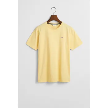 Dívčí tričko TRIČKO GANT SHIELD SS T-SHIRT DUSTY LIGHT YELLOW