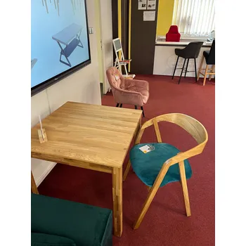 Jídelní stůl BRADOP Jídelní stůl S22-LEVI II - dub (80x80 cm)