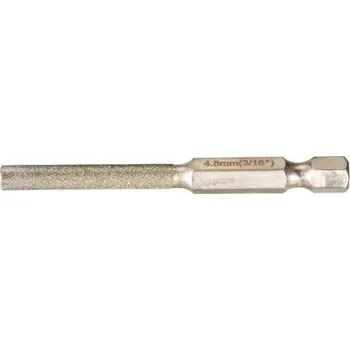 Ruční nářadí MAKITA D-73760 pilník kulatý průměr 4,8mm pro broušení řetězu upnutí 1/4" 6-ti hran do vrtačky