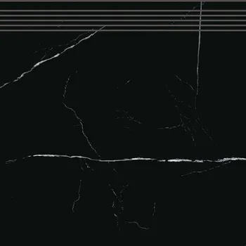 Dlažba RAKO Schodovka Rako Flash černá mat rektifikovaná 60x60 DCP62833 DCP62833