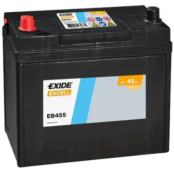 Auto-moto startovací baterie EXIDE EB455