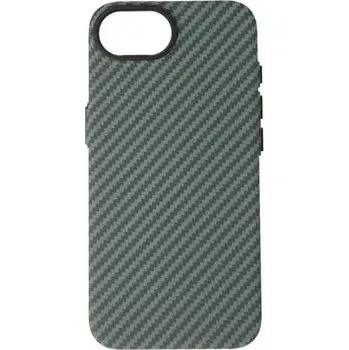 Pouzdro na mobilní telefon Pouzdro Swissten MagStick Shell s MagSafe pro Apple iPhone 16e - zelené (Kryt, pouzdro, obal - elegantní ochrana s MagSafe, ultratenký design, uhlíkový efekt, odolné provedení)