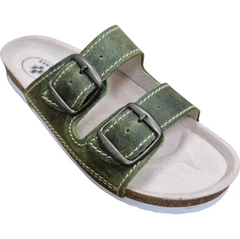 Dámská zdravotní obuv Dámské korkové pantofle Santé D/21N/92/BP KIWI Velikost: 40 (6.5)