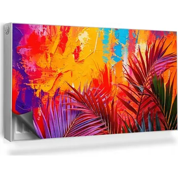 Obraz Magnetická podložka na radiátor, kryt na topení 110 x 60 cm fialová