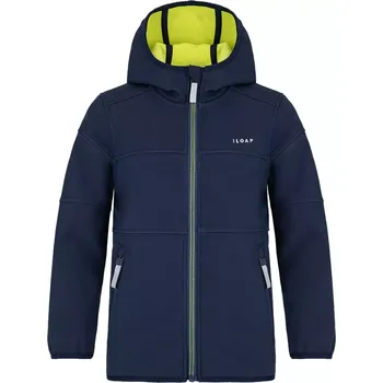 Chlapecká softshellová bunda LOAP Lomesi SFK2104- tmavě modrá velikost 122/128