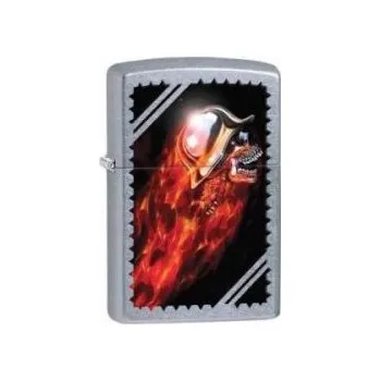 Zapalovač Zippo benzínový Chrome skull
