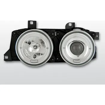 Přední světlomet Přední světla, BMW E32/E34 ANGEL EYES CHROME (58.LPBM50)