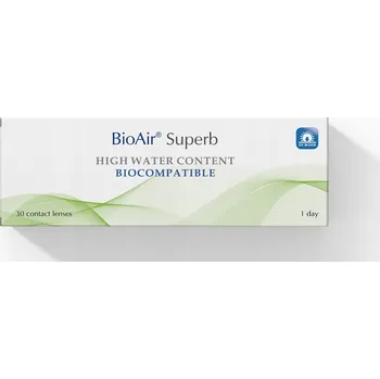 Kontaktní čočky BioAir Superb -- Jednodenní kontaktní čočky -- 30 ks -1,75