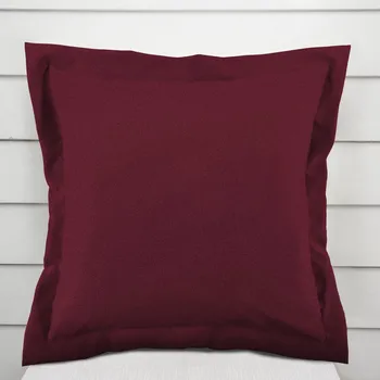 Povlak na dekorativní polštářek Dekorační povlak na polštář s lemem BKU-115 Burgundský vínový 40 x 60 cm