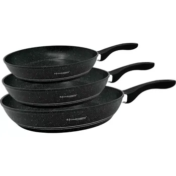 Pánev Eisenbach Rosenberg RB-FP3: Sada pánví s kamenným povrchem - 28 cm, 24 cm, 20 cm