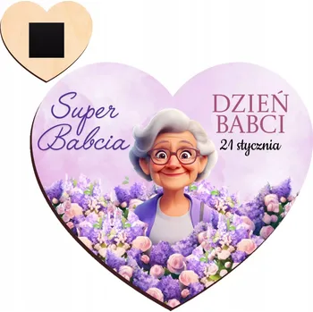 Obraz Dárek k svátku babičky magnet na ledničku dárek pro babičku, dárek, vzory