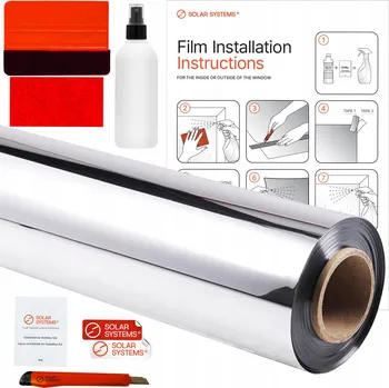 Zrcadlo Fólie Zrcadlo Benátské protisluneční 152x800 cm Vnitřní Termoizolační