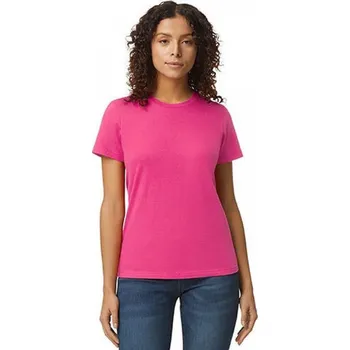 Dámské oblečení Gildan Dámské tričko Softstyle se střední gramáží Barva: fialová výrazná, Velikost: 3XL G65000L