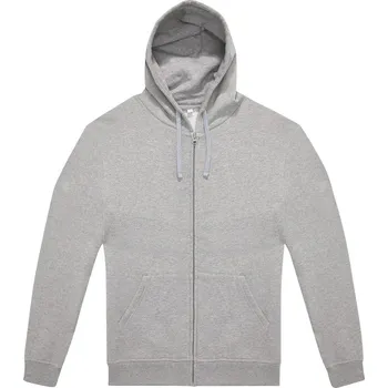pracovní mikina B&C Mikina s kapucí B&C ID.334 Zip Hood, unisex COT01I33462002-sport grey M Šedá sport
