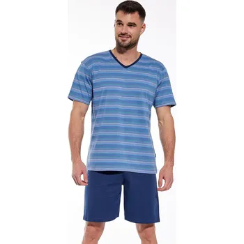 Pánské pyžamo Pyžamo Cornette 330/40 cr/r L-2XL pánské džínovina XXL