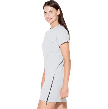 Dámské šaty Dámské šaty K349 - Katrus šedá L