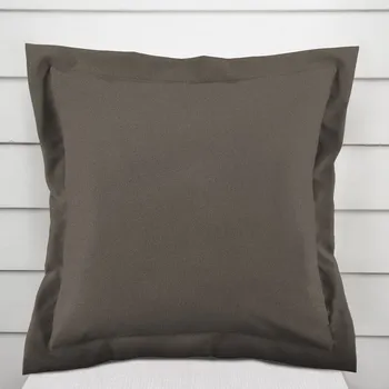 Povlak na dekorativní polštářek Dekorační povlak na polštář s lemem BKU-113 Hnědošedý 40 x 60 cm