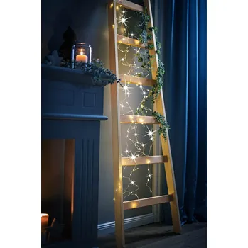 Vánoční dekorace LED řetěz Klasik, 10 m bílá