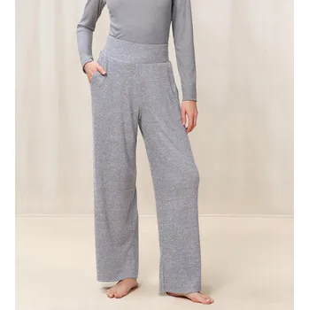 Dámské kalhoty Triumph Termo kalhoty se širokými nohavicemi a vysokým pasem, velikost 42