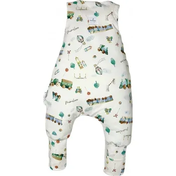 Fusak Spací pytel s nohavicemi 09-36m. Vláčky White