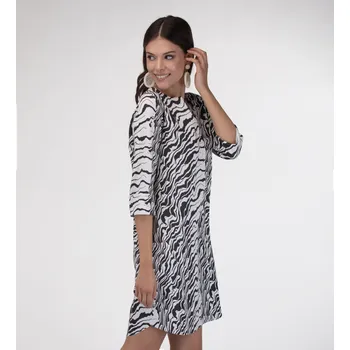 Dámské šaty Šaty - WMN1440 - Mr. GUGU & Miss GO - Gemini S černá-bílá