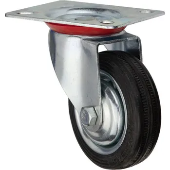 Pojezdové kolečko DEMA Gumové otočné kolečko 75 mm, do 50 kg