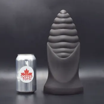 Dildo Topped Toys Cetos 130 Obsidian, prémiové silikonové dildo 27 x 10,4 cm